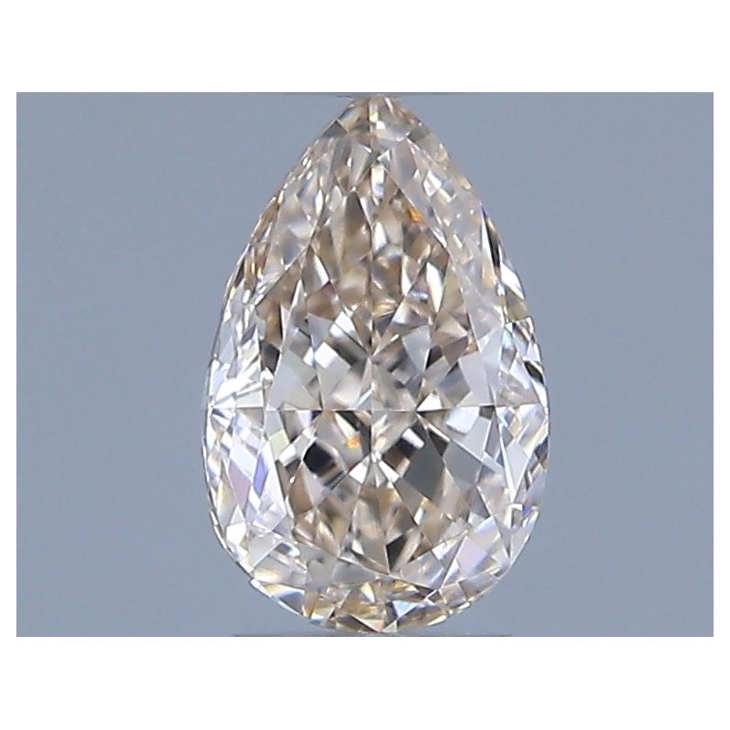 Diament o barwie fantazyjnej szlif gruszkowy, 0.45ct, VS2, Fancy Light Pinkish Brown, GIA 7528259915
