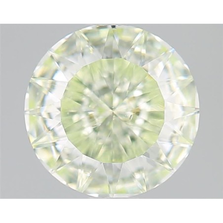 Diament o barwie fantazyjnej szlif okrągły, 1.32ct, SI1, Fancy Light Yellow Green, GIA 6522009645