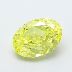 Diament laboratoryjny o barwie fantazyjnej szlif owalny, Yellow Fancy, 1.94ct, VVS1, Fancy Yellow, IGI LG707556643