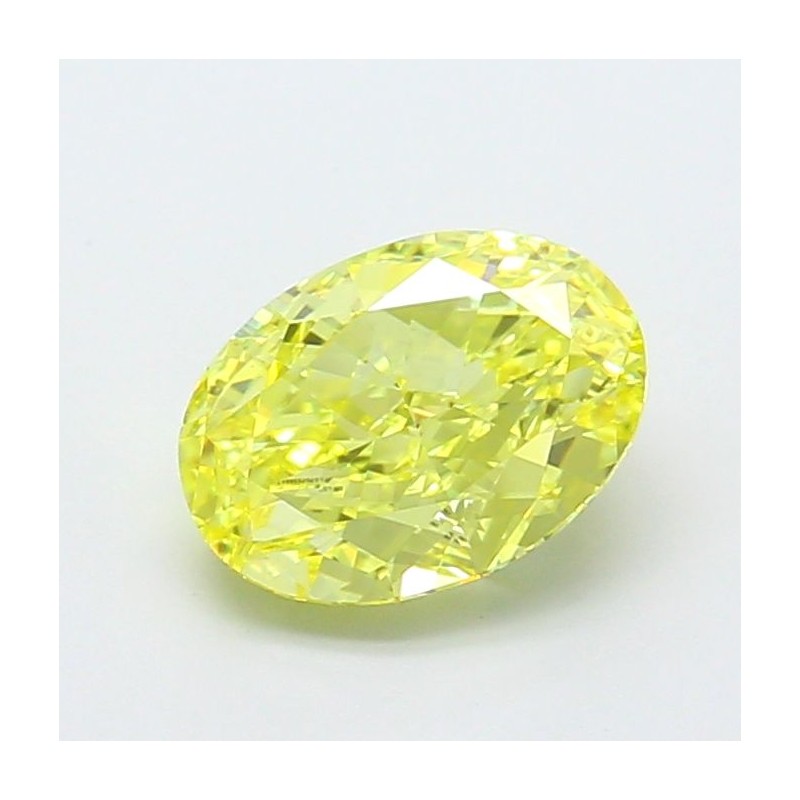 Diament laboratoryjny o barwie fantazyjnej szlif owalny, Yellow Fancy, 1.94ct, VVS1, Fancy Yellow, IGI LG707556643