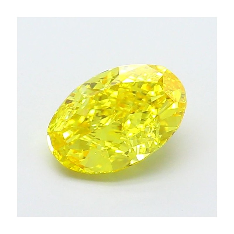 Diament laboratoryjny o barwie fantazyjnej szlif owalny, Yellow Fancy_Vivid, 1.76ct, VVS2, Fancy Vivid Yellow, IGI LG707556649