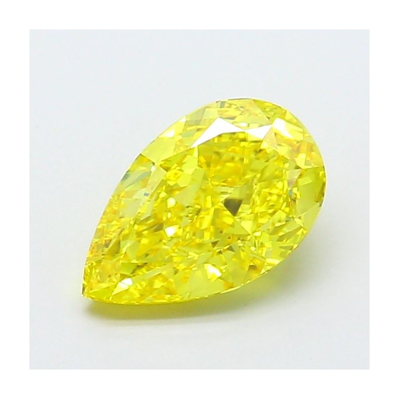 Diament laboratoryjny o barwie fantazyjnej szlif gruszkowy, Yellow Fancy_Vivid, 2.03ct, IF, Fancy Vivid Yellow, IGI LG707556653