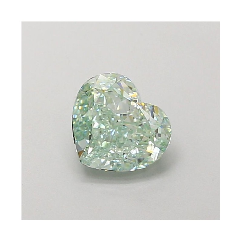 Diament laboratoryjny o barwie fantazyjnej serce, Green Fancy_Intense, 1.12ct, VVS2, Fancy Intense Green, IGI LG707556343