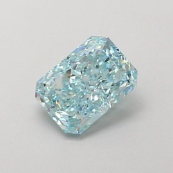 Diament laboratoryjny o barwie fantazyjnej radiant, Green Fancy_Vivid, 1.11ct, VVS1, Fancy Vivid Green, IGI LG707556389