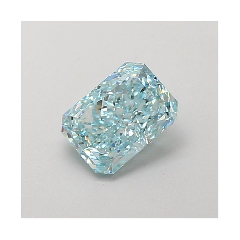 Diament laboratoryjny o barwie fantazyjnej radiant, Green Fancy_Vivid, 1.11ct, VVS1, Fancy Vivid Green, IGI LG707556389