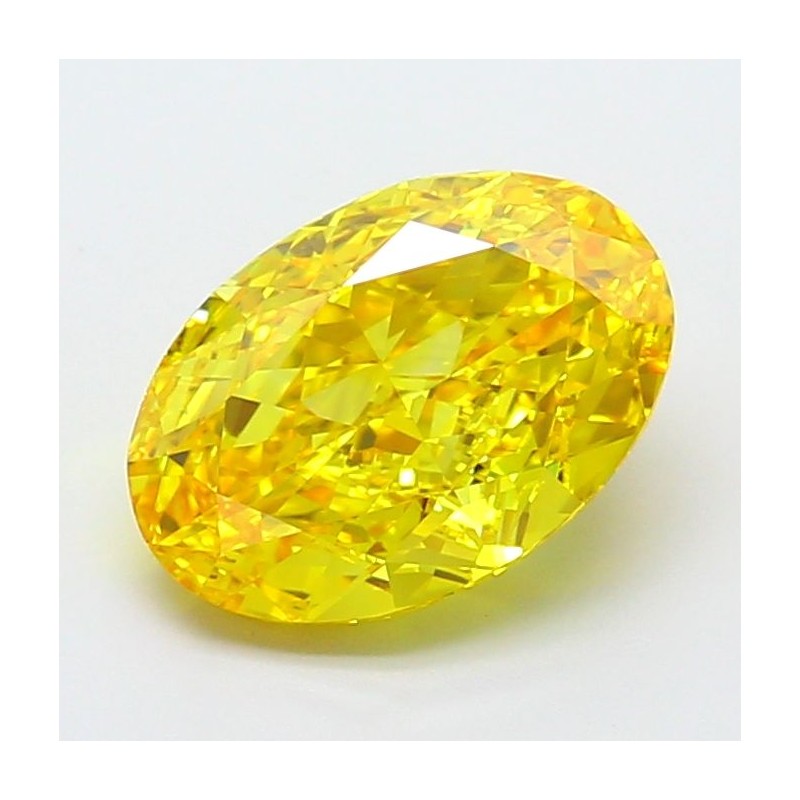 Diament laboratoryjny o barwie fantazyjnej szlif owalny, Yellow Fancy_Vivid, 2.8ct, VVS2, Fancy Vivid Yellow, IGI LG707556642 Diament laboratoryjny o barwie fantazyjnej szlif owalny, Yellow Fancy_Vivid, 2.8ct, VVS2, Fancy Vivid Yellow, IGI LG707556642