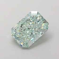Diament laboratoryjny o barwie fantazyjnej radiant, Green Fancy_Intense, 1.43ct, VVS2, Fancy Intense Green, IGI LG707556369