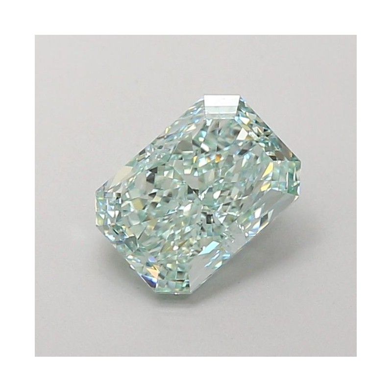 Diament laboratoryjny o barwie fantazyjnej radiant, Green Fancy_Intense, 1.43ct, VVS2, Fancy Intense Green, IGI LG707556369