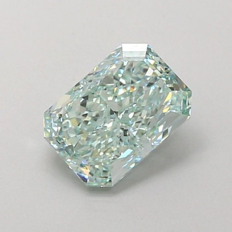 Diament laboratoryjny o barwie fantazyjnej radiant, Green Fancy_Intense, 1.43ct, VVS2, Fancy Intense Green, IGI LG707556369