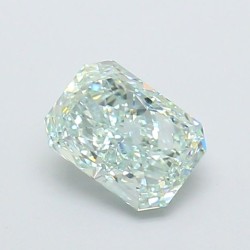 Diament laboratoryjny o barwie fantazyjnej radiant, Green Fancy_Intense, 1.4ct, VVS2, Fancy Intense Green, IGI LG707556370