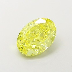 Diament laboratoryjny o barwie fantazyjnej szlif owalny, Yellow Fancy, 1.76ct, VVS2, Fancy Yellow, IGI LG707556644