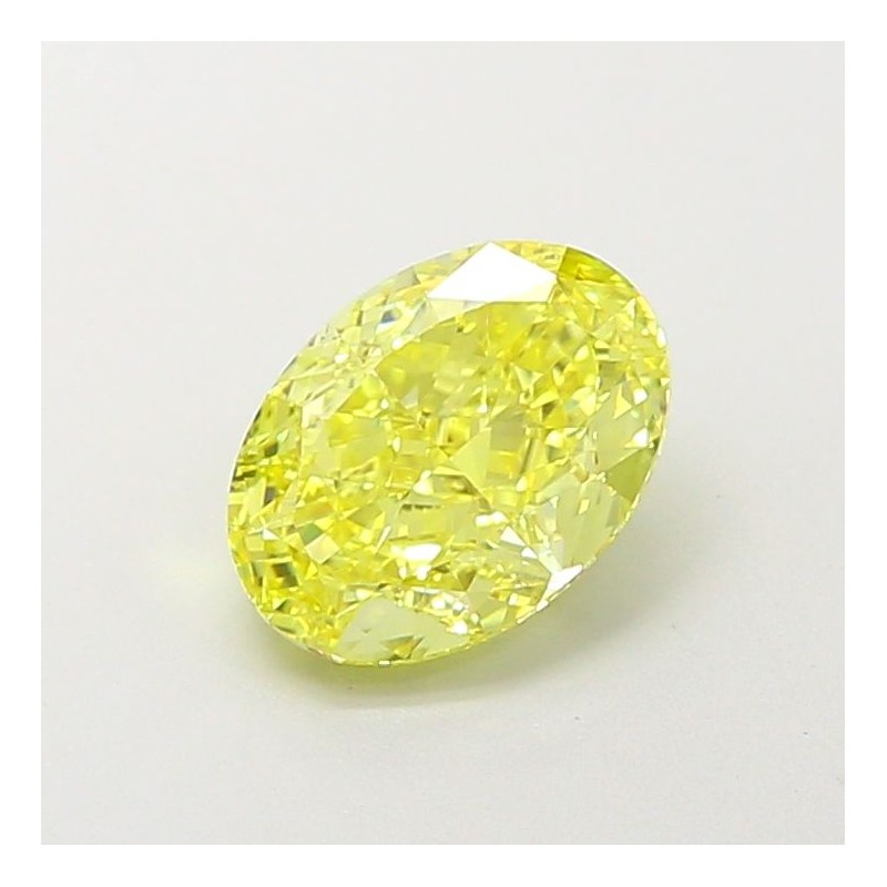 Diament laboratoryjny o barwie fantazyjnej szlif owalny, Yellow Fancy, 1.76ct, VVS2, Fancy Yellow, IGI LG707556644
