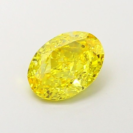 Diament laboratoryjny o barwie fantazyjnej szlif owalny, Yellow Fancy_Vivid, 1.58ct, VVS2, Fancy Vivid Yellow, IGI LG707556647