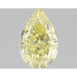 Diament o barwie fantazyjnej szlif gruszkowy, 0.71ct, VS1, Fancy Light Yellow, GIA 5526386197