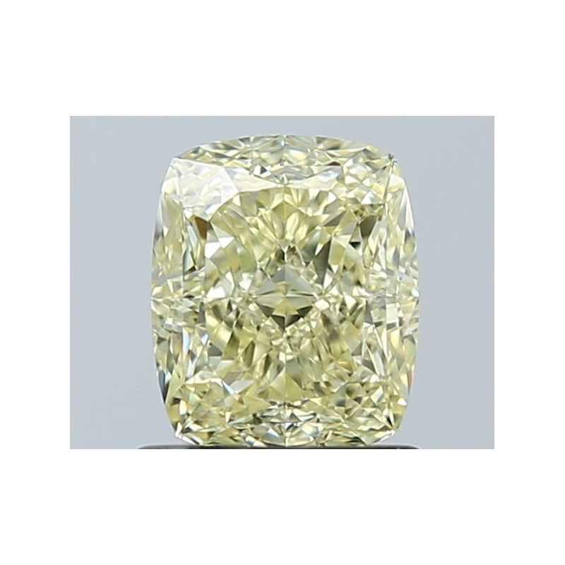 Diament o barwie fantazyjnej szlif poduszkowy modyfikowany, 1.22ct, VS2, Fancy Yellow, GIA 7536155311