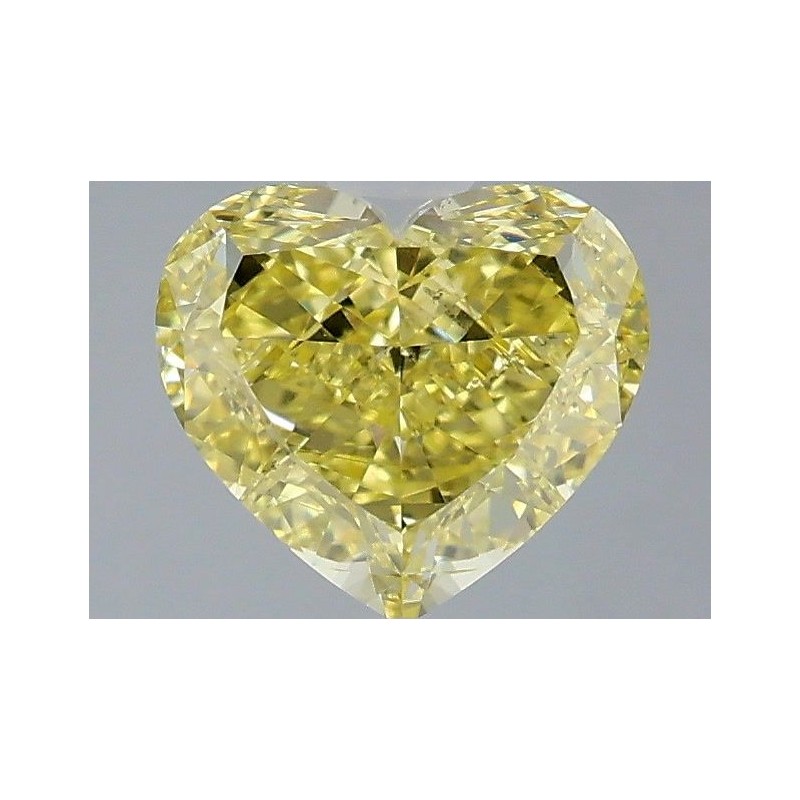 Diament o barwie fantazyjnej serce, 1.51ct, SI1, Fancy Yellow, GIA 2536333572