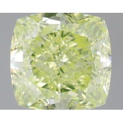 Diament o barwie fantazyjnej szlif poduszkowy brylantowy, 0.76ct, VS1, Fancy Intense Green, GIA 1525637779