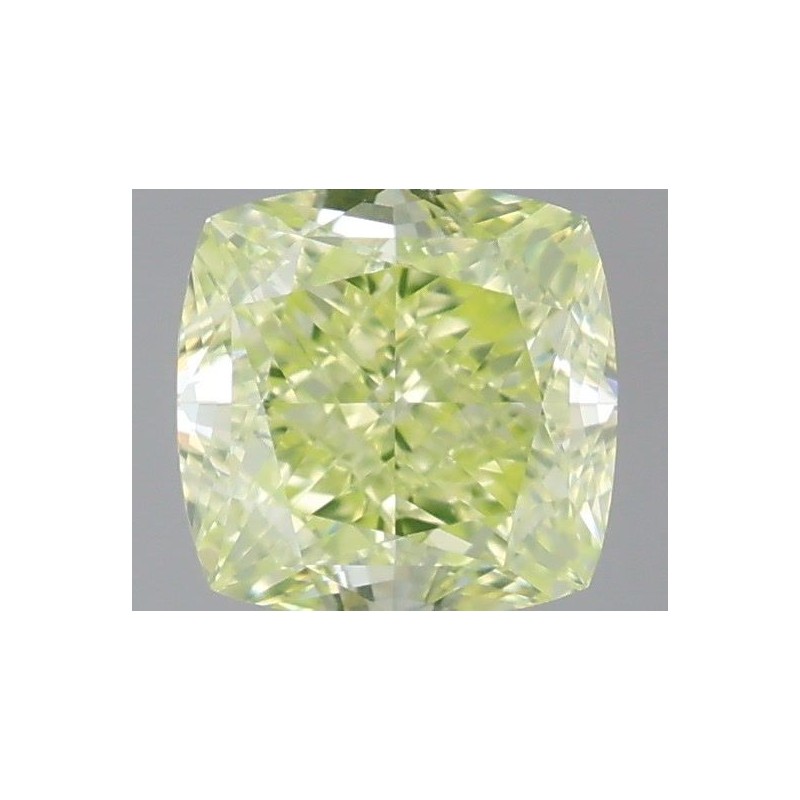 Diament o barwie fantazyjnej szlif poduszkowy brylantowy, 0.76ct, VS1, Fancy Intense Green, GIA 1525637779