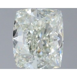 Diament o barwie fantazyjnej szlif poduszkowy brylantowy, 1.01ct, SI1, Fancy Light Green, GIA 2527762367