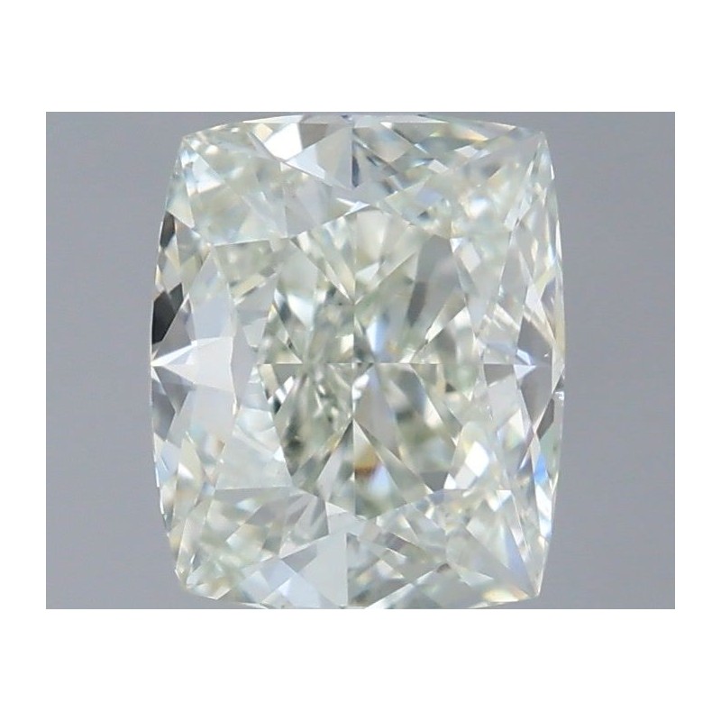 Diament o barwie fantazyjnej szlif poduszkowy brylantowy, 1.01ct, SI1, Fancy Light Green, GIA 2527762367