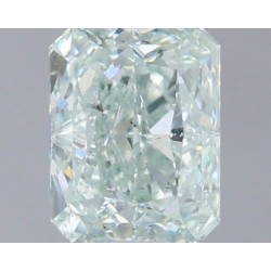 Diament o barwie fantazyjnej radiant, 0.7ct, SI2, Fancy Light Green, GIA 1539340478