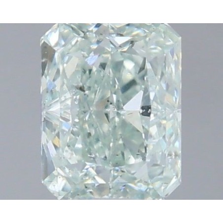 Diament o barwie fantazyjnej radiant, 0.7ct, SI2, Fancy Light Green, GIA 1539340478