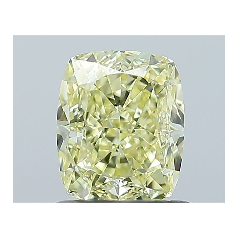 Diament o barwie fantazyjnej szlif poduszkowy modyfikowany, 1.03ct, VS1, Fancy Yellow, GIA 1538273525