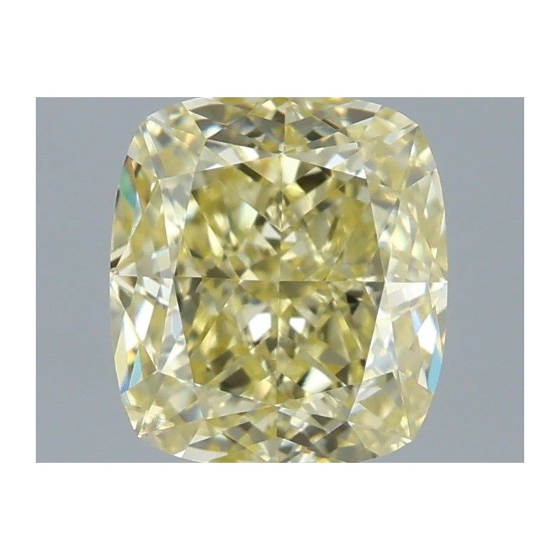 Diament o barwie fantazyjnej szlif poduszkowy brylantowy, 1.22ct, VS2, Fancy Yellow, GIA 6532594409