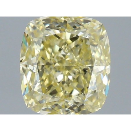 Diament o barwie fantazyjnej szlif poduszkowy brylantowy, 1.22ct, VS2, Fancy Yellow, GIA 6532594409