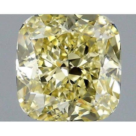 Diament o barwie fantazyjnej szlif poduszkowy brylantowy, 1.18ct, VVS2, Fancy Brownish Greenish Yellow, GIA 2537594390
