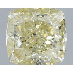 Diament o barwie fantazyjnej szlif poduszkowy brylantowy, 1.03ct, VS1, Fancy Light Brownish Greenish Yellow, GIA 1533557547