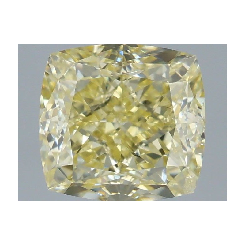 Diament o barwie fantazyjnej szlif poduszkowy brylantowy, 1.51ct, SI2, Fancy Yellow, GIA 2534594489 Diament o barwie fantazyjnej szlif poduszkowy brylantowy, 1.51ct, SI2, Fancy Yellow, GIA 2534594489