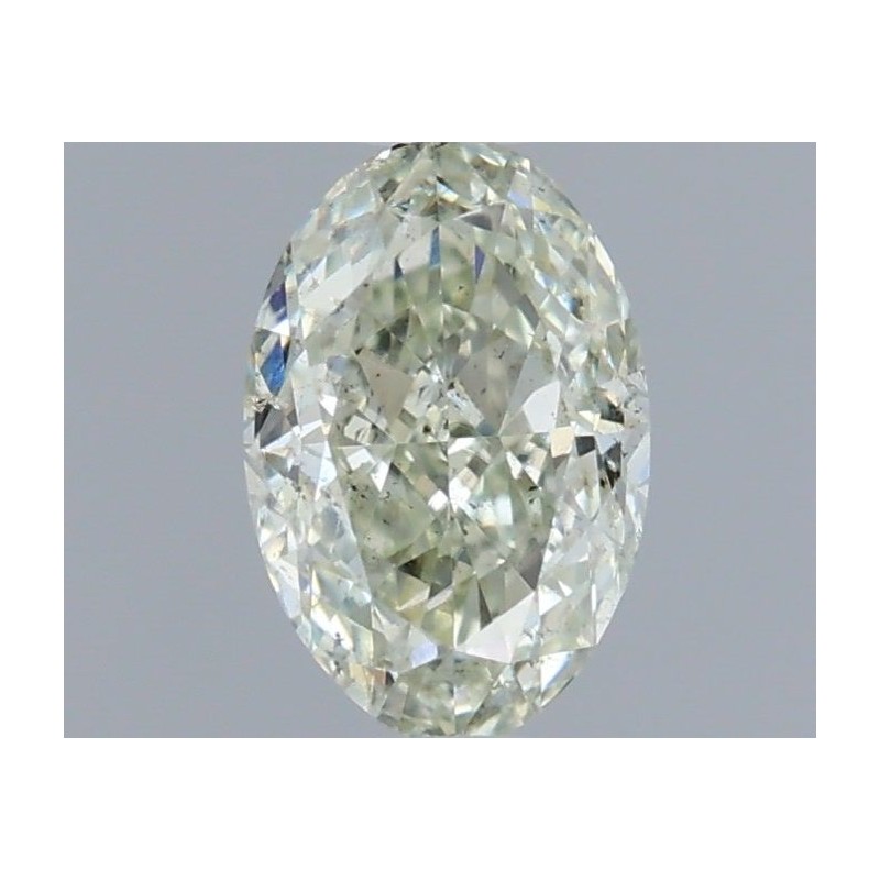 Diament o barwie fantazyjnej szlif owalny, 0.32ct, SI2, Fancy Yellow Green, GIA 1539592197