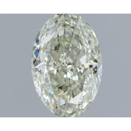 Diament o barwie fantazyjnej szlif owalny, 0.32ct, SI2, Fancy Yellow Green, GIA 1539592197