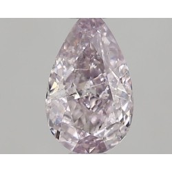 Diament o barwie fantazyjnej szlif gruszkowy, 0.48ct, SI2, Fancy Purplish Pink, GIA 2517543476