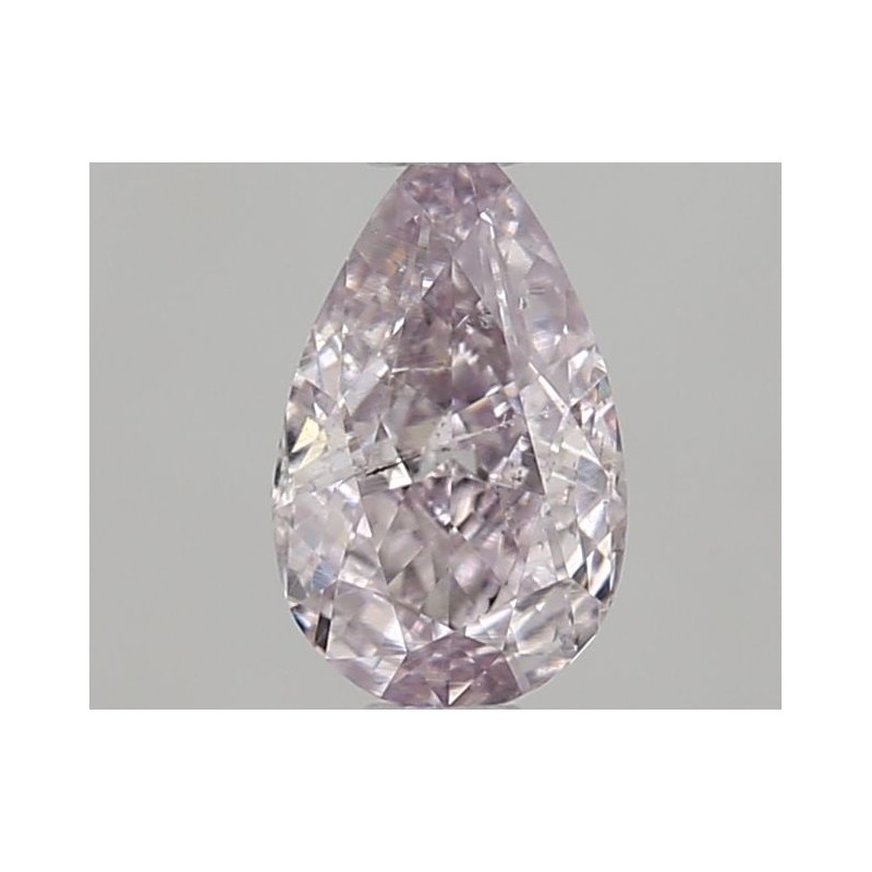 Diament o barwie fantazyjnej szlif gruszkowy, 0.48ct, SI2, Fancy Purplish Pink, GIA 2517543476