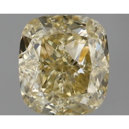 Diament o barwie fantazyjnej szlif poduszkowy modyfikowany, 0.64ct, VS1, Fancy Light Brownish Yellow, GIA 1415901632
