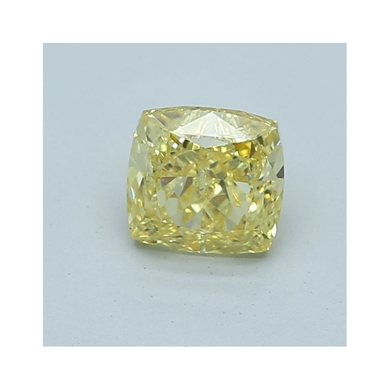 Diament o barwie fantazyjnej szlif poduszkowy brylantowy, 1.02ct, SI1, Fancy Vivid Yellow, GIA 5533236251 Diament o barwie fantazyjnej szlif poduszkowy brylantowy, 1.02ct, SI1, Fancy Vivid Yellow, GIA 5533236251