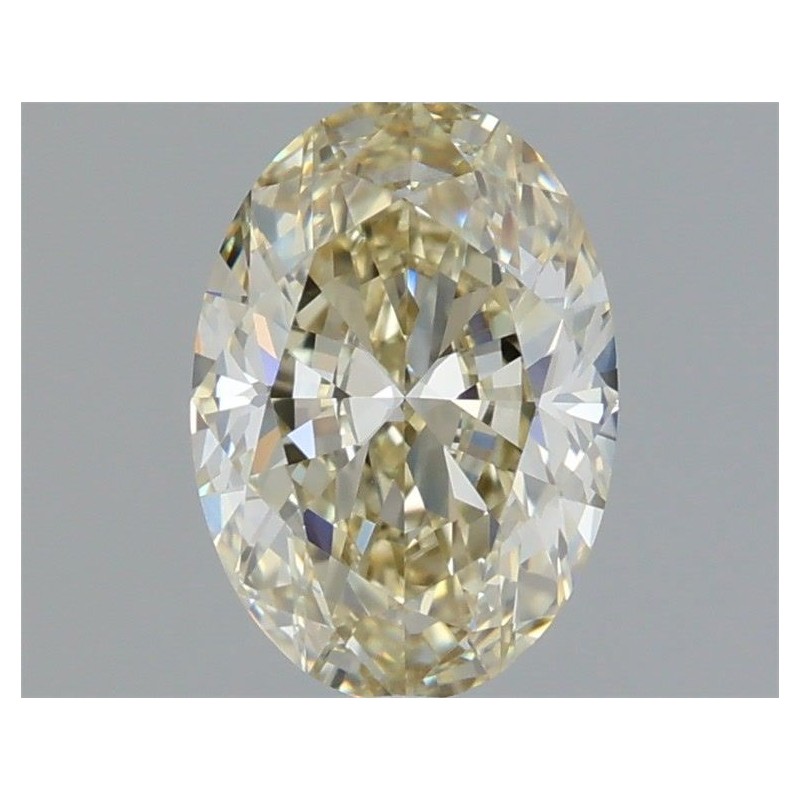 Diament o barwie fantazyjnej szlif owalny, 1.02ct, VVS2, Fancy Light Yellow, GIA 6532602365