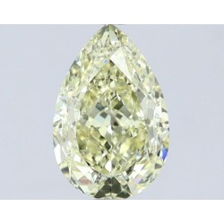 Diament o barwie fantazyjnej szlif gruszkowy, 0.82ct, VS1, Fancy Yellow, GIA 6535065899