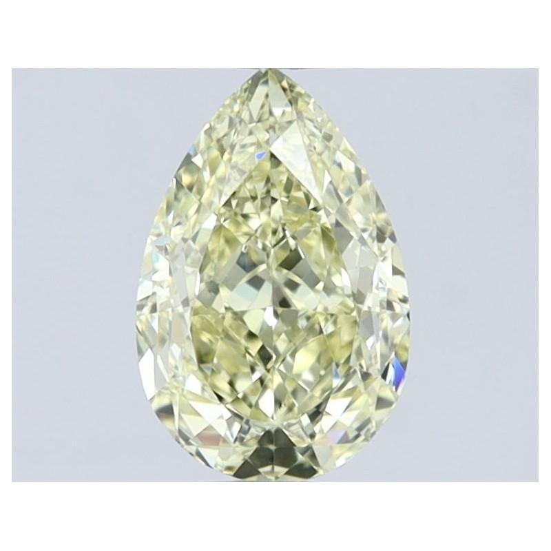 Diament o barwie fantazyjnej szlif gruszkowy, 0.82ct, VS1, Fancy Yellow, GIA 6535065899