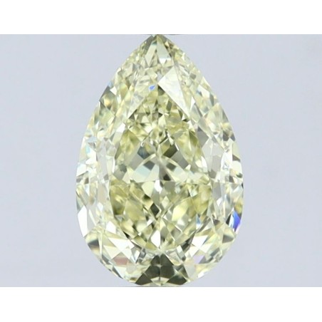 Diament o barwie fantazyjnej szlif gruszkowy, 0.82ct, VS1, Fancy Yellow, GIA 6535065899