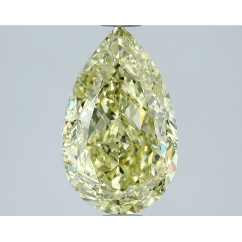 Diament o barwie fantazyjnej szlif gruszkowy, 1.52ct, VVS1, Fancy Yellow, GIA 2537451893