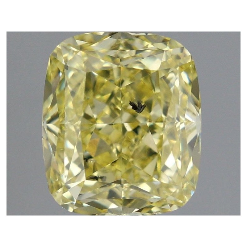 Diament o barwie fantazyjnej szlif poduszkowy modyfikowany, 1.43ct, SI2, Yellow, IGI 667414259