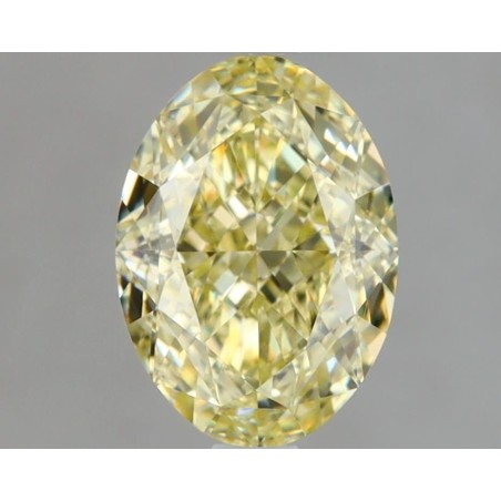 Diament o barwie fantazyjnej szlif owalny, 1.32ct, VS1, Fancy Light Yellow, GIA 6475121512