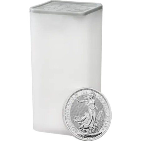 Srebrna moneta 1 uncja x25 Britannia Karol III 2026