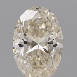 Diament o barwie fantazyjnej szlif owalny, 0.5ct, SI2, L, GIA 6465976709