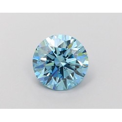 Diament laboratoryjny o barwie fantazyjnej szlif okrągły, Blue Fancy_Vivid, 1.01ct, VVS2, Fancy Vivid Blue, IGI LG700517118