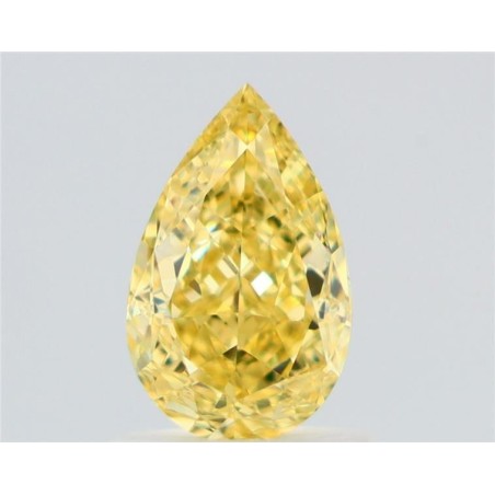 Diament o barwie fantazyjnej szlif gruszkowy, 1.01ct, VS2, Fancy Intense Yellow, GIA 5232749161