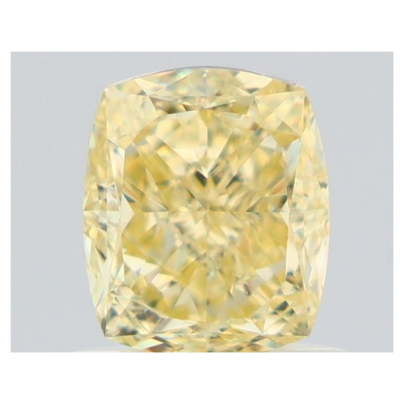 Diament o barwie fantazyjnej szlif poduszkowy brylantowy, 1ct, VS1, Fancy Yellow, GIA 2536158095 Diament o barwie fantazyjnej szlif poduszkowy brylantowy, 1ct, VS1, Fancy Yellow, GIA 2536158095